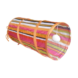 Tunnel pour Chat avec Pompon et Clochette