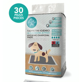 Tapis Absorbants au Charbon Actif avec bandes adhésives 60*60 30 pcs