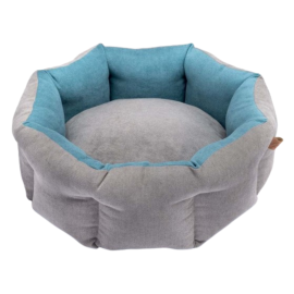 Panier de couchage Itaca Turquoise et Gris 60*20cm