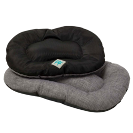 Coussin Flocon Noir/Gris Set 7pcs