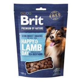 Brit Premium By Nature friandises tendres à l'Agneau et à l'Argousier 180g