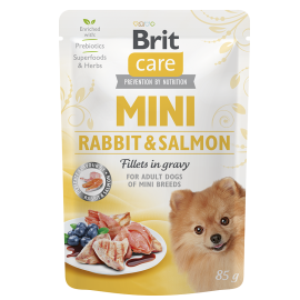 Pochon Brit Care Light Mini au Lapin et Saumon 85g