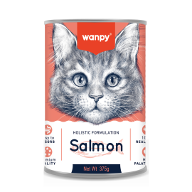 Wanpy Pudding au Saumon pour Chat 375g