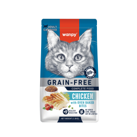 Wanpy Croquettes Sans Céréales au Poulet pour Chat Adulte 1.5kg