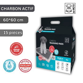 Tapis Absorbants au Charbon Actif 60*60 - 15 pièces