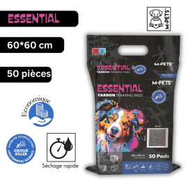 Essential Tapis Absorbants au Charbon Actif 60*60 - 50 pièces