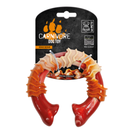 Jouet Dentaire Carnivore Ring Bone L - Goût Viande Fumée