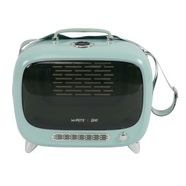 Cage de Transport Sixties Turquoise Clair