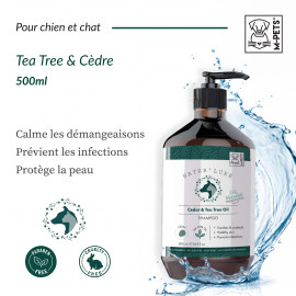NATUR'LUXE shampoing pour chien au cèdre et huile d'arbre à thé  500ml