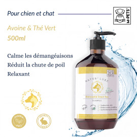 Nature'LUXE Shampoing pour chien à l'avoine et au thé vert 500ml
