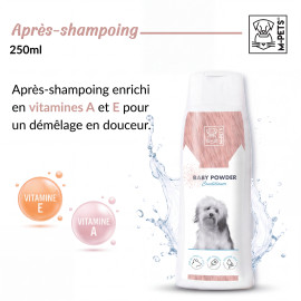 Natural Après-Shampoing pour Chien Baby Powder 250ml
