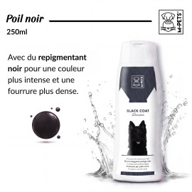 Natural Shampoing pour Chien au Poil Noir 250ml