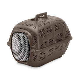 Cage de transport Carry Sport Porte Plastique Marron