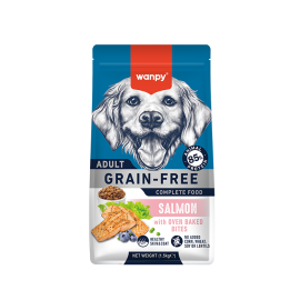 Wanpy croquettes Grain Free au saumon pour adult1,5 KG